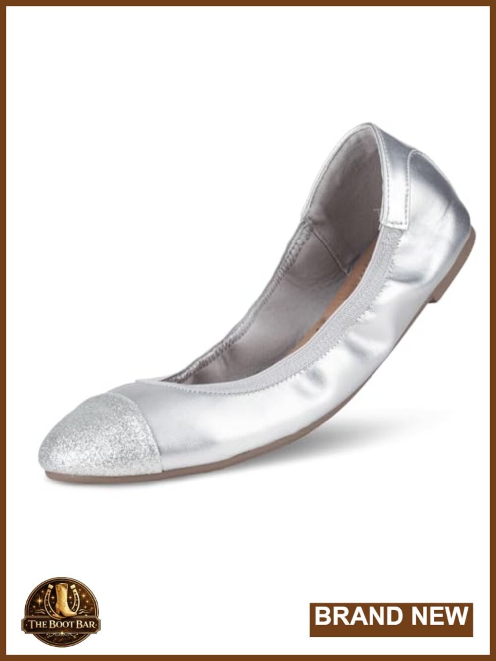 Women's PU Leather Slip On Ballet Flats Round Toe Casual Walking Shoes